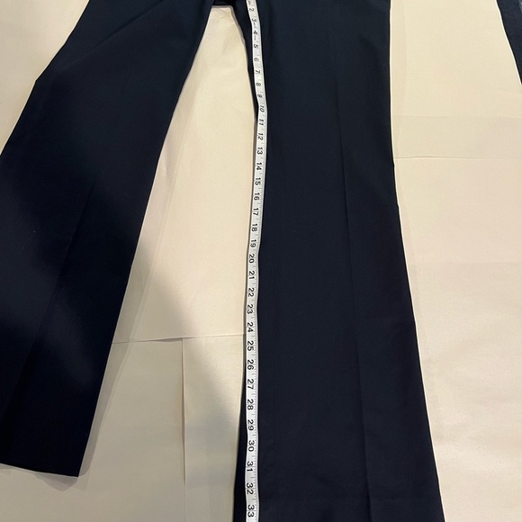 M Missoni classic flat front women’s Navy flare trousers made in Italy US sz 8 - Picture 8 of 12